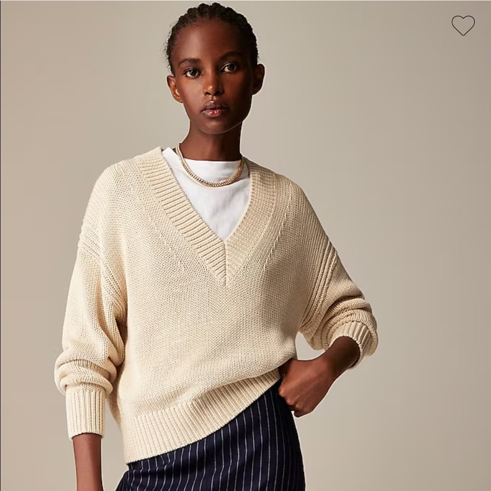 J. Crew Relaxed V-Neck Sweater NWT